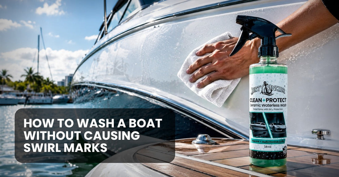 How to Wash a Boat Without Causing Swirl Marks